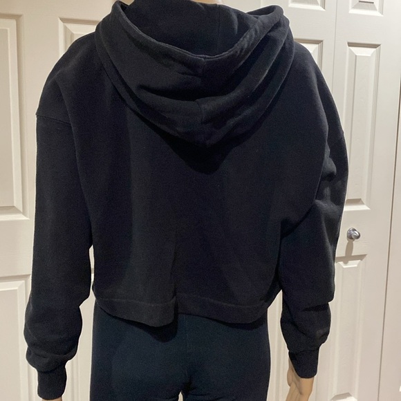 Dynamite - Black Crop sweatshirts Hoodies Sz M - Picture 3 of 13